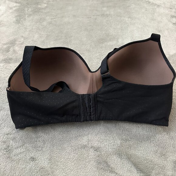 Wacoal Back Appeal Black Wire Free T-Shirt Bra 40DDD 40F 856303 - Picture 3 of 5